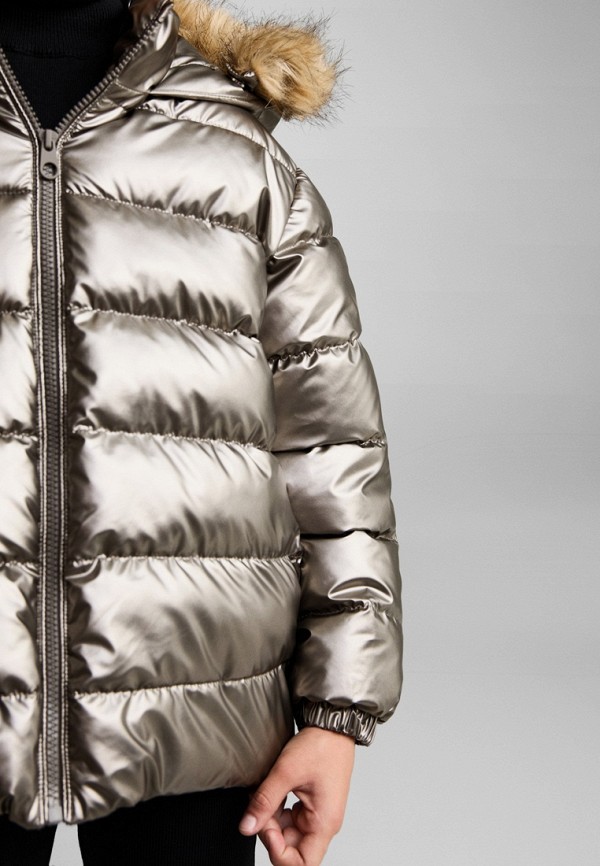 Mango Kids Куртка утепленная - ANORAK GLAM - фото 4