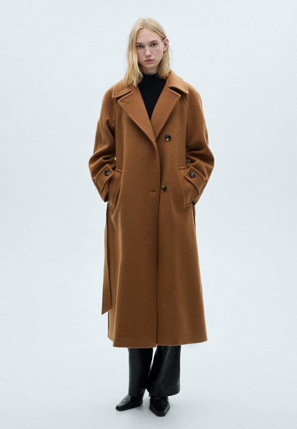 Mango Пальто-халат - BEBROWN - фото 1