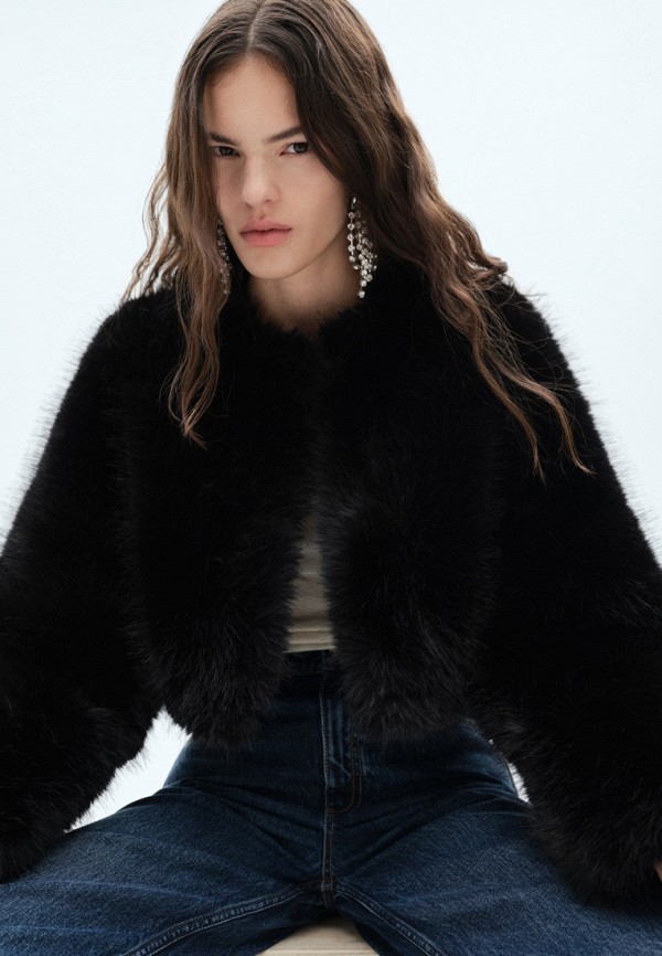 Mango Куртка меховая - BOLETA - фото 5