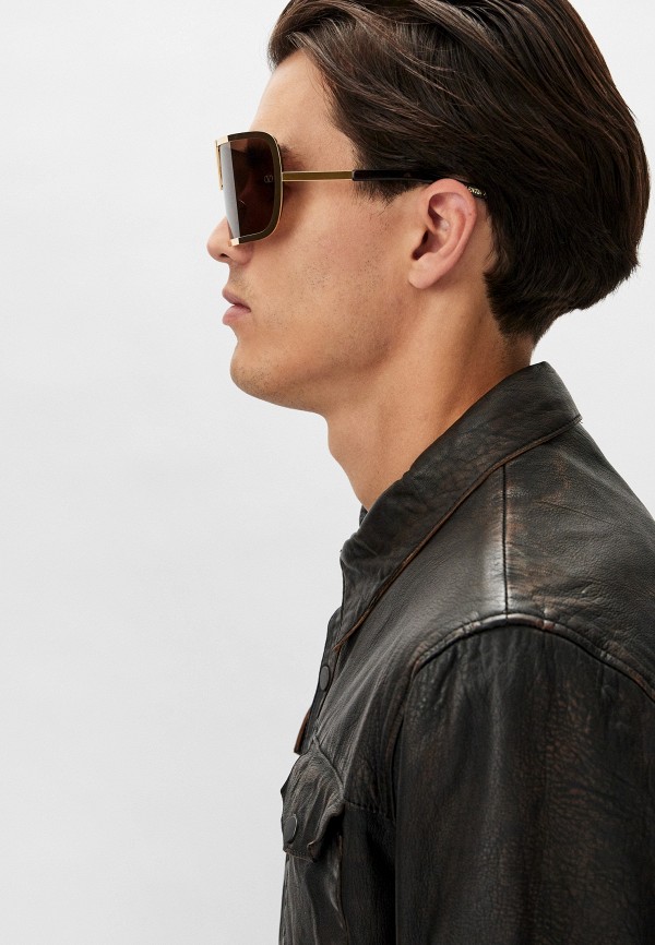 Valentino Очки солнцезащитные - V - ROMASK GLD - BRN - фото 6