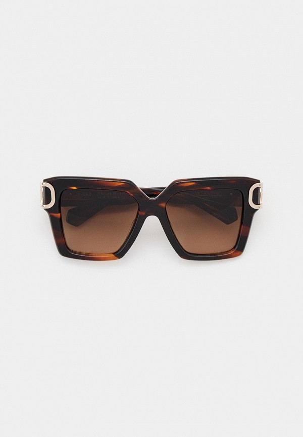 Valentino Очки солнцезащитные - V - UNO BRN - GLD - фото 1