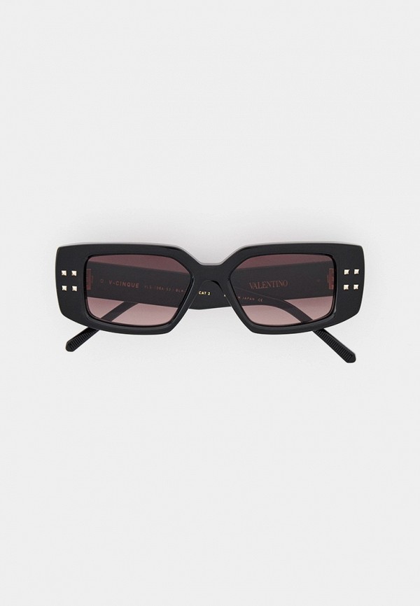 Valentino Очки солнцезащитные - V-CINQUE BLK-GLD - фото 1