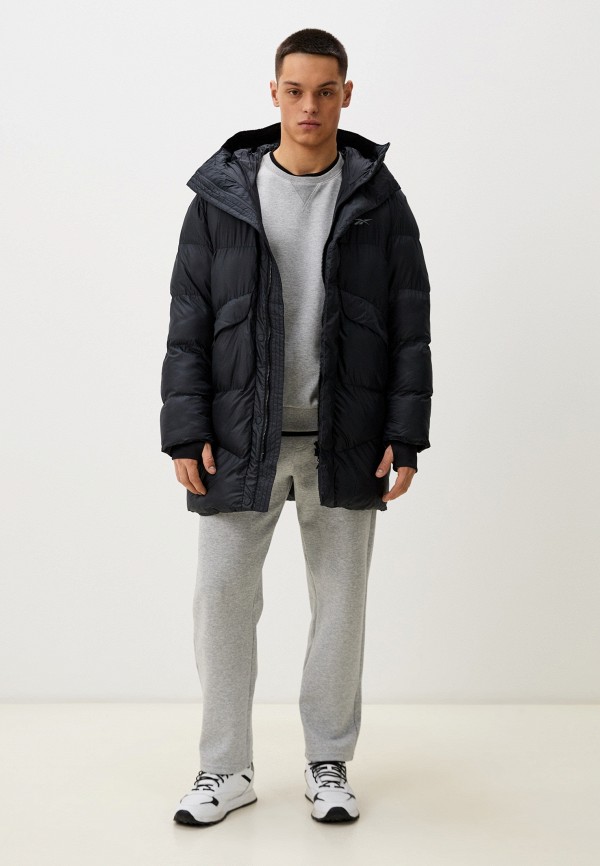 Пуховик Reebok KENNY JACKET FL, цвет: черный, RTLADY433701