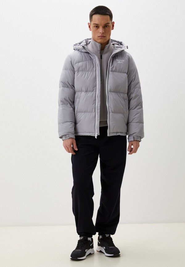 Reebok Пуховик - Q4D STRETCH VECTOR PUFFER JACKET - фото 2