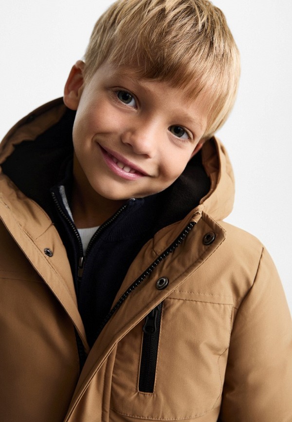 Mango Kids Куртка утепленная - ANORAK CARLOS - фото 4