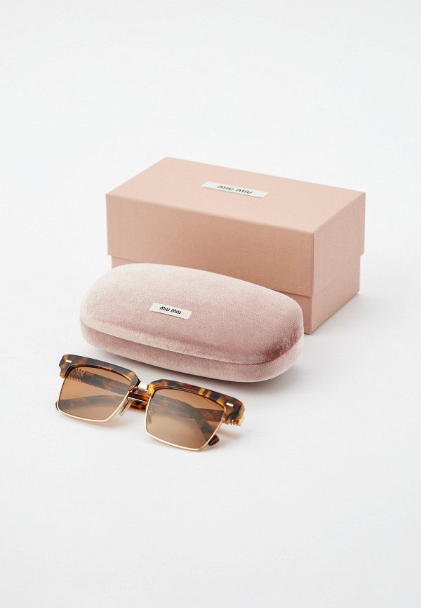 Miu Miu Очки солнцезащитные - MU 10ZS 19P2Z1 - фото 5