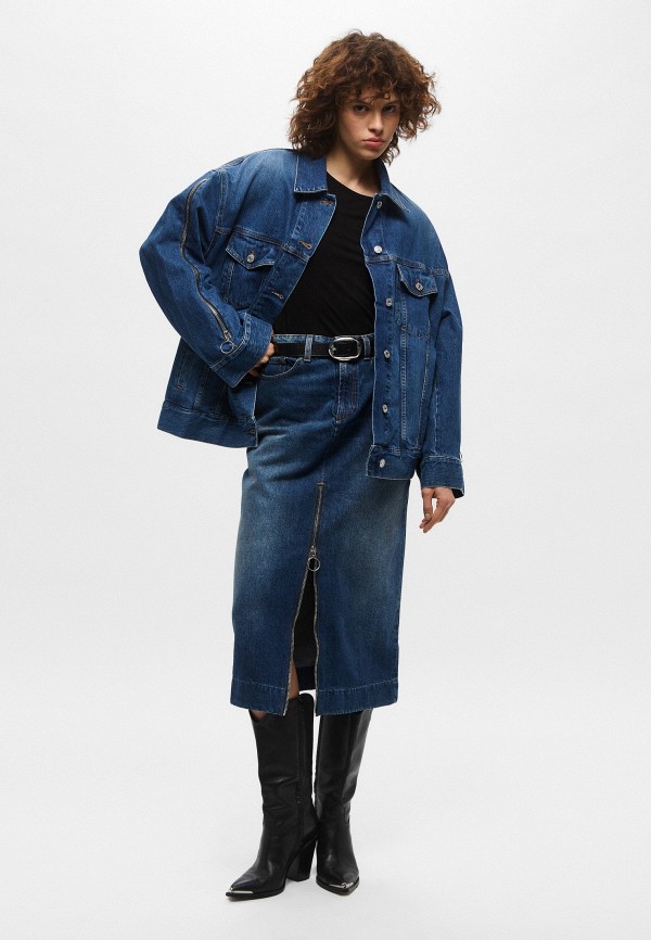 7 For All Mankind Юбка джинсовая - фото 2