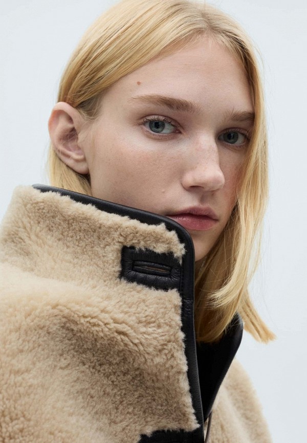 Mango Куртка меховая - CHAQUETA MOZART - фото 4