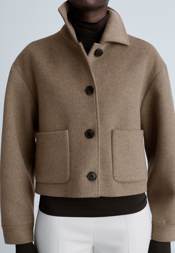 Mango Полупальто - CHAQUETA BUTTON - фото 1