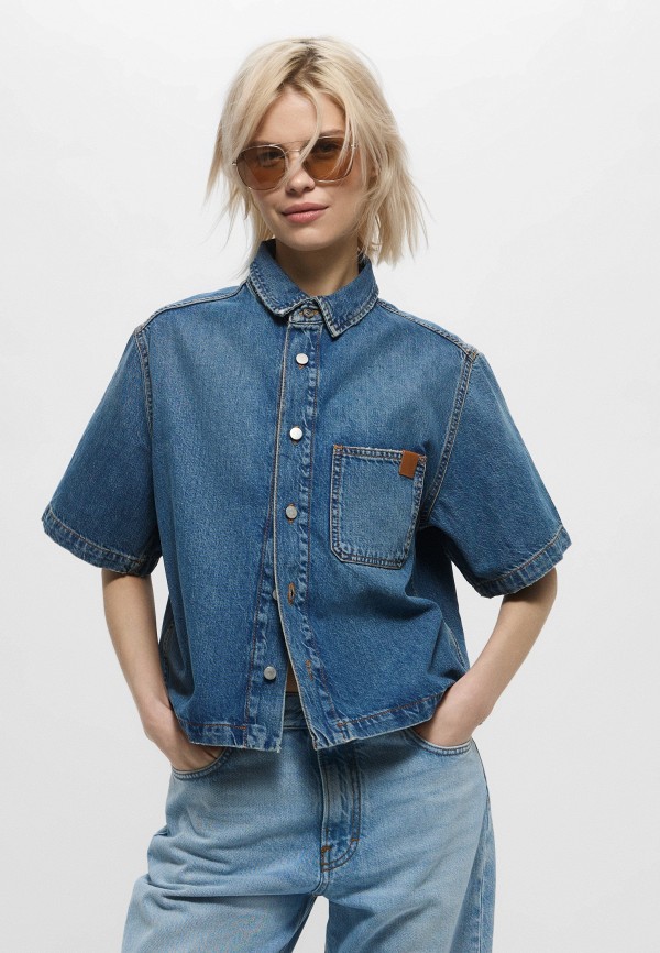 Haikure Рубашка джинсовая - OLIVE - фото 1