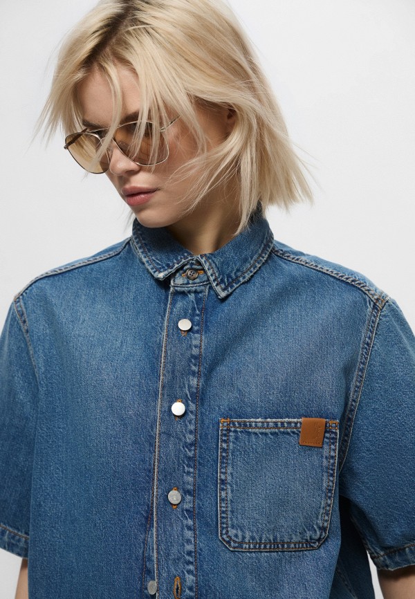 Haikure Рубашка джинсовая - OLIVE - фото 5