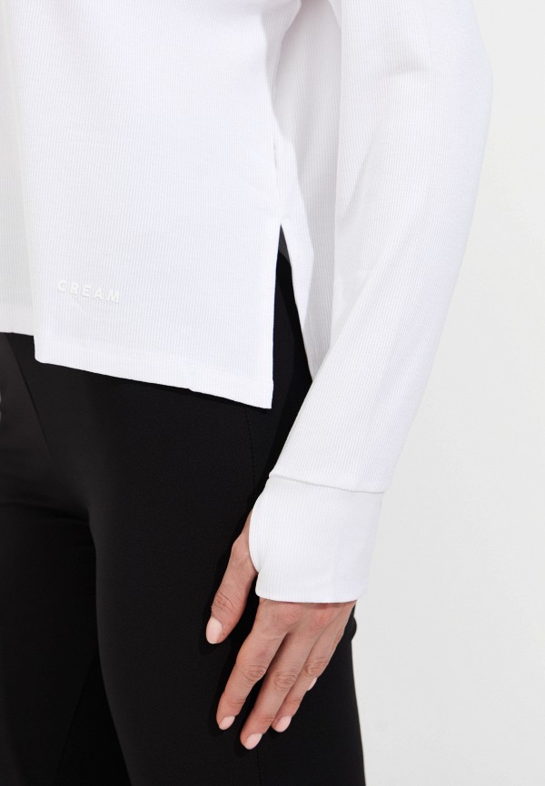 Cream Yoga Лонгслив спортивный - Fare Off Shoulder LS Tee White - фото 5