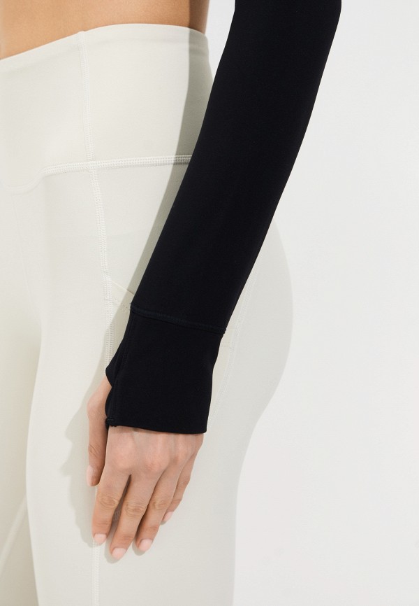 Cream Yoga Топ спортивный - Madison LS Crop Top Black - фото 5