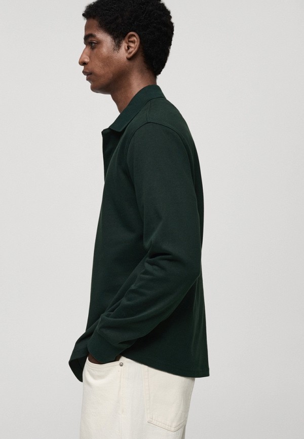 Mango Man Поло - FOREST - фото 4