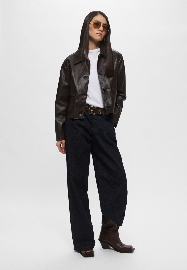 Mango Куртка кожаная - SABINA - фото 2