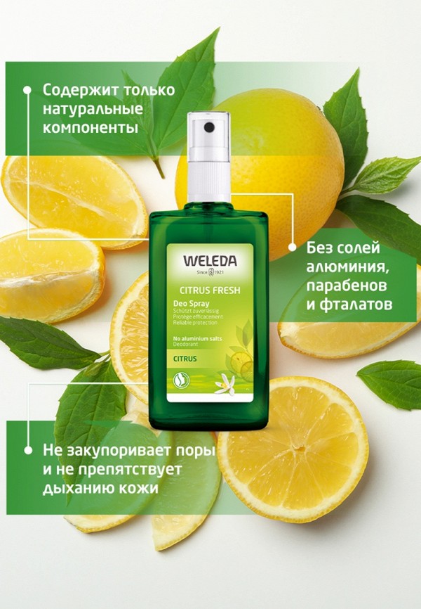 Weleda Дезодорант-спрей - цитрусовый - фото 3
