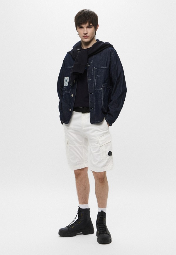 C.P. Company Шорты - SATEEN STRETCH CARGO SHORTS - фото 2