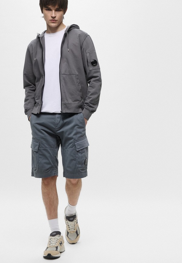 C.P. Company Шорты - SATEEN STRETCH CARGO SHORTS - фото 4