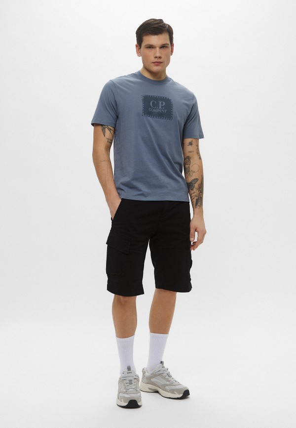 C.P. Company Шорты - SATEEN STRETCH CARGO SHORTS - фото 2