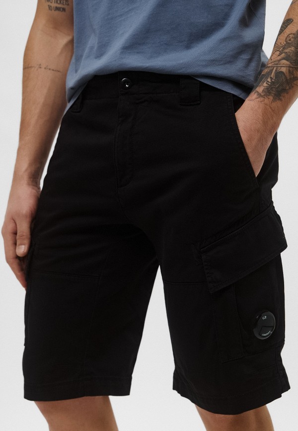 C.P. Company Шорты - SATEEN STRETCH CARGO SHORTS - фото 4