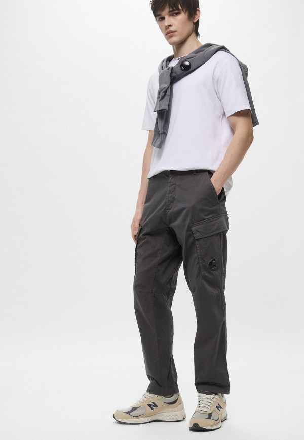 C.P. Company Брюки - STRETCH SATEEN LOOSE CARGO PANTS - фото 4
