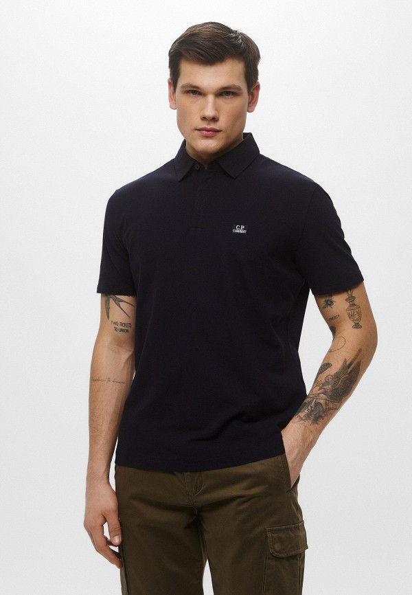 C.P. Company Поло - STRETCH PIQUET LOGO POLO - фото 1
