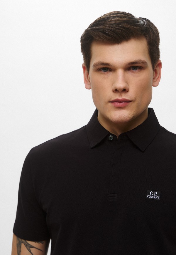 C.P. Company Поло - STRETCH PIQUET LOGO POLO - фото 4