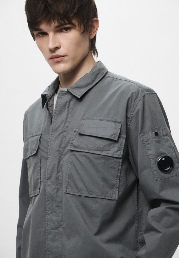 C.P. Company Рубашка - ORGANIC GABARDINE LENS SHIRT - фото 5