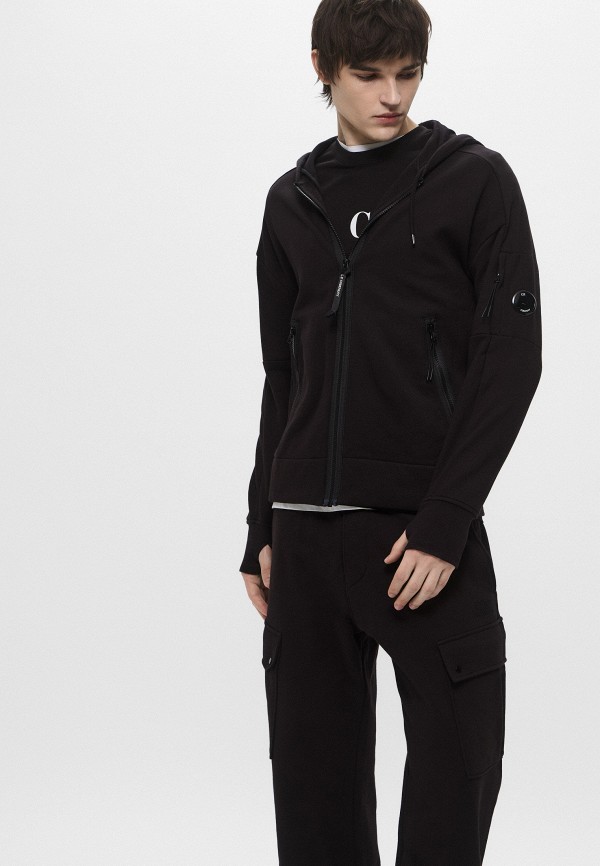 C.P. Company Толстовка - DIAGONAL RAISED FLEECE FULL ZIP HOODED SWEATSHIRT - фото 4
