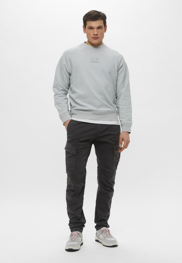 C.P. Company Свитшот - DIAGONAL RAISED FLEECE CREW NECK LOGO SWEATSHIRT - фото 2