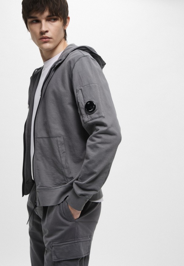 C.P. Company Толстовка - LIGHT FLEECE FULL ZIP HOODED SWEATSHIRT - фото 4