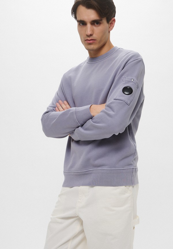 C.P. Company Свитшот - COTTON DIAGONAL FLEECE CREW NECK SWEATSHIRT - фото 4