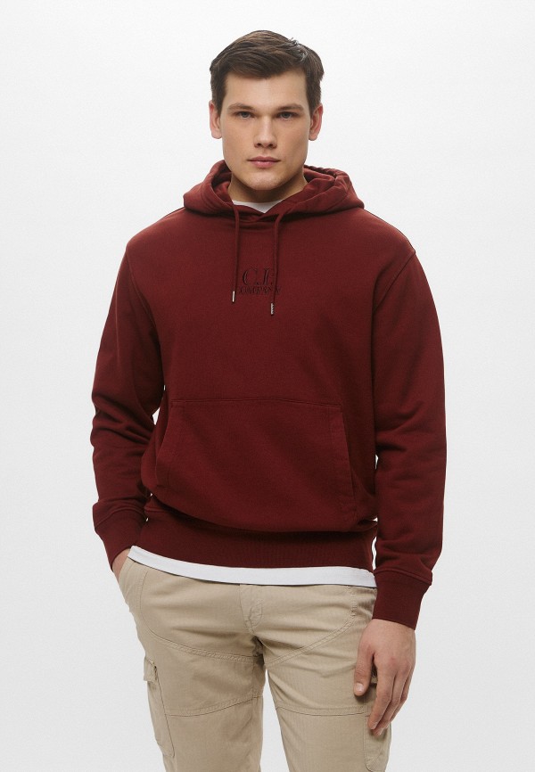 C.P. Company Худи - COTTON DIAGONAL FLEECE HOODED LOGO SWEATSHIRT - фото 1