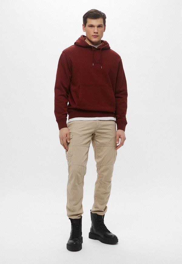 C.P. Company Худи - COTTON DIAGONAL FLEECE HOODED LOGO SWEATSHIRT - фото 2