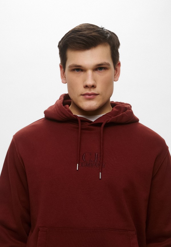 C.P. Company Худи - COTTON DIAGONAL FLEECE HOODED LOGO SWEATSHIRT - фото 4