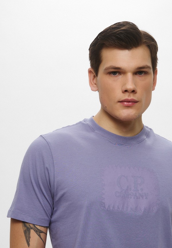 C.P. Company Футболка - 30/1 JERSEY LOGO LABEL T-SHIRT - фото 3