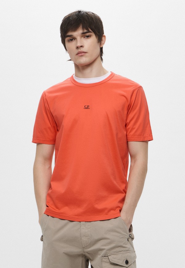 C.P. Company Футболка - 70/2 MERCERIZED JERSEY PRINTED LOGO T-SHIRT - фото 1