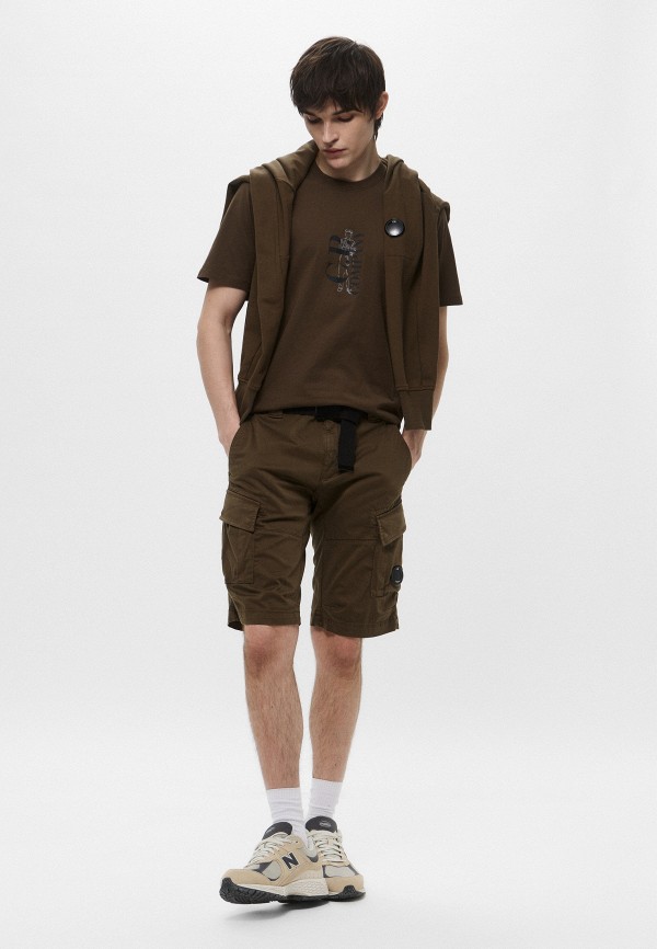 C.P. Company Футболка - 30/1 JERSEY VERTICAL LOGO T-SHIRT - фото 2