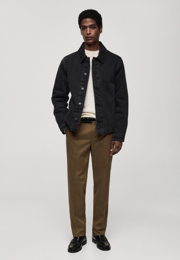 Mango Man Куртка джинсовая - GRASS - фото 2