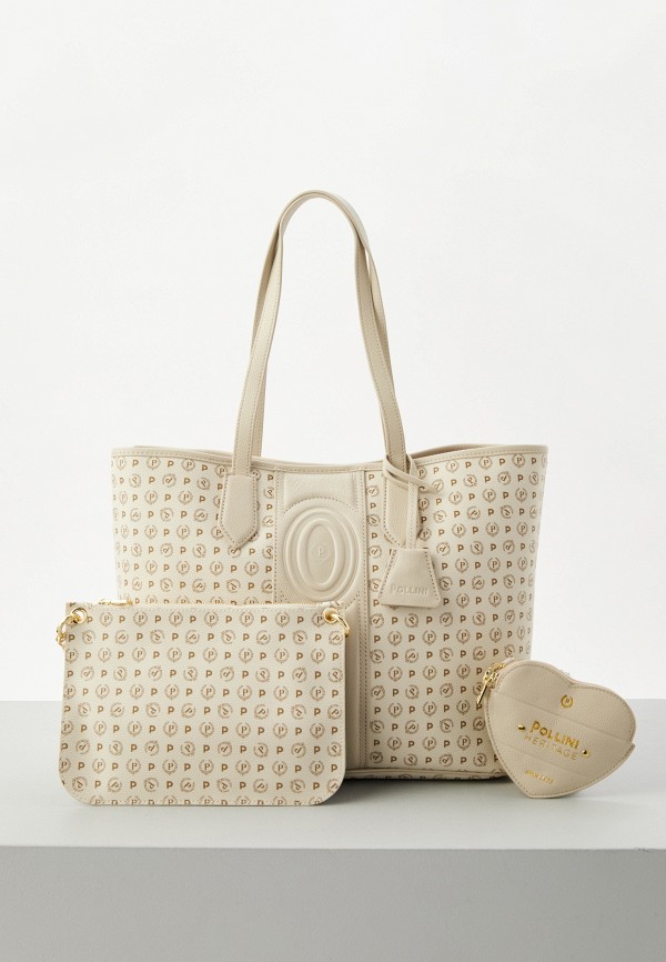 Pollini Сумки 2 шт., кошелек и брелок - фото 2