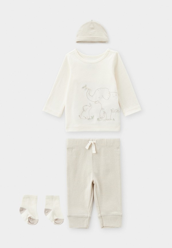 Carter’s Лонгслив, брюки и шапка - фото 1