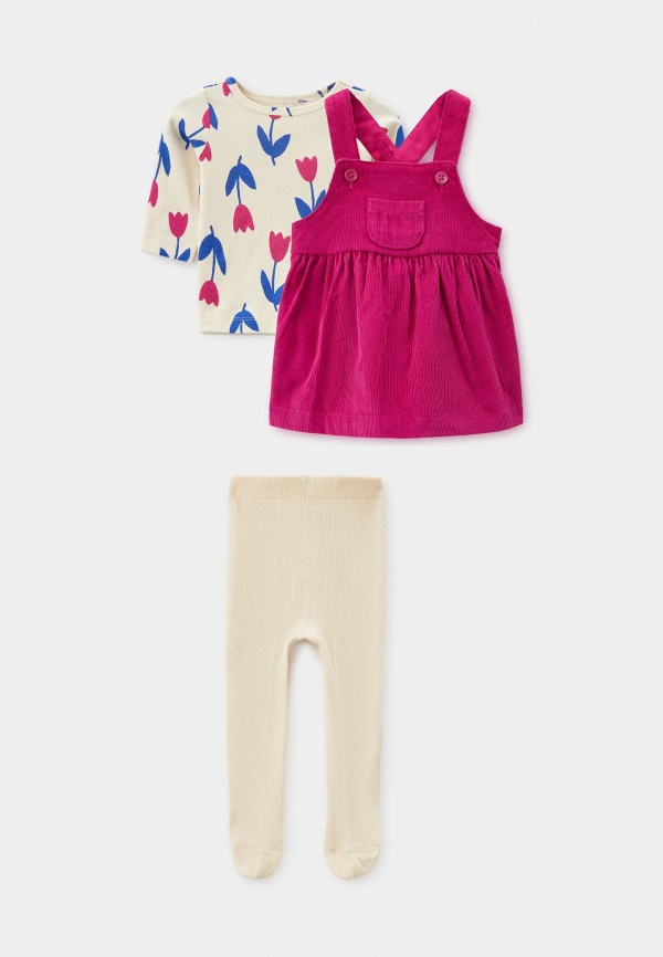 Carter’s Сарафан, лонгслив и колготки - фото 1