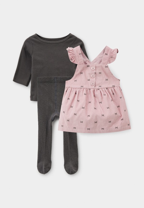 Carter’s Сарафан, лонгслив и колготки - фото 1