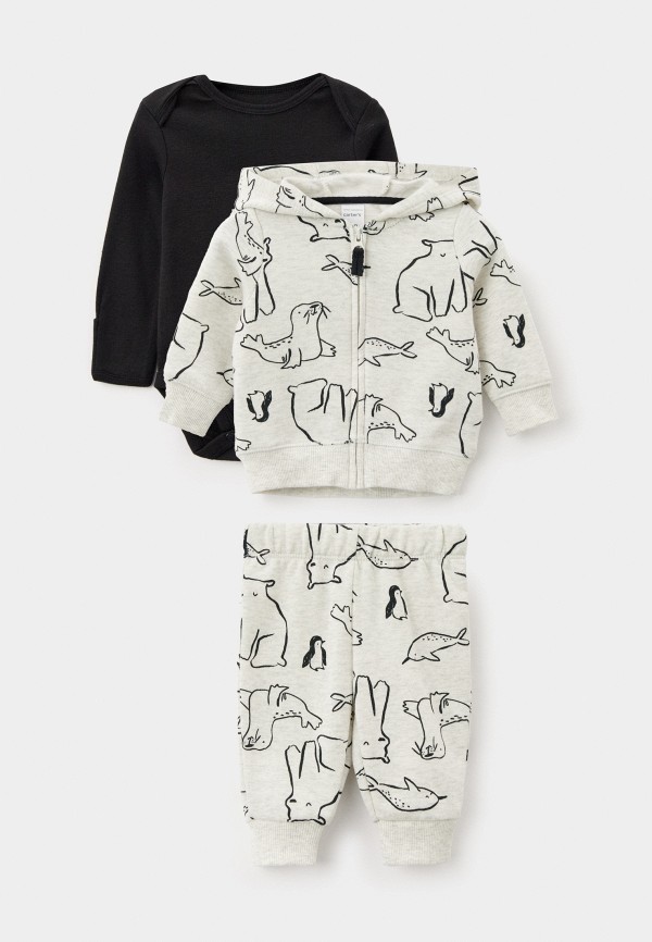 Carter’s Боди, толстовка и брюки - фото 1