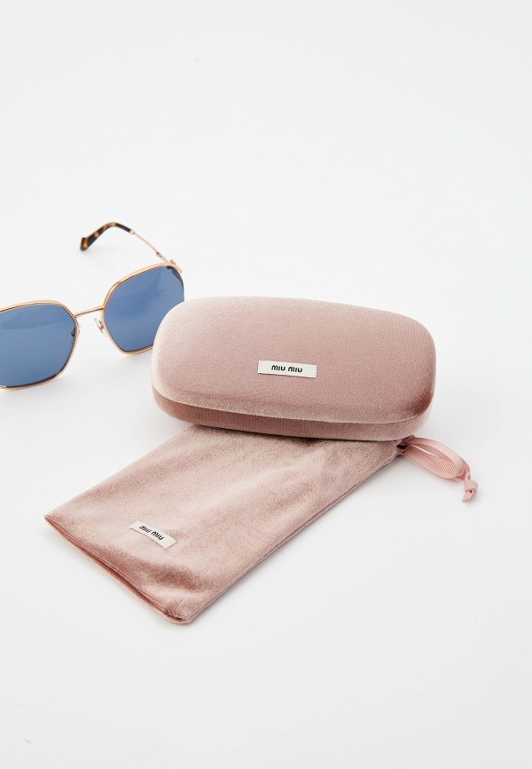 Miu Miu Очки солнцезащитные и цепочка - MU 52WS ZVF1V1 - фото 4