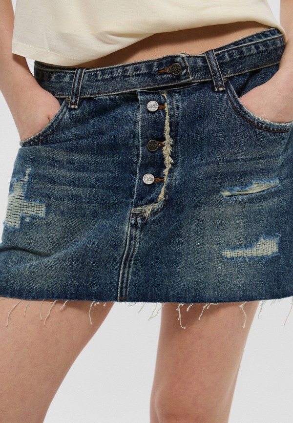One Teaspoon Юбка джинсовая - фото 5