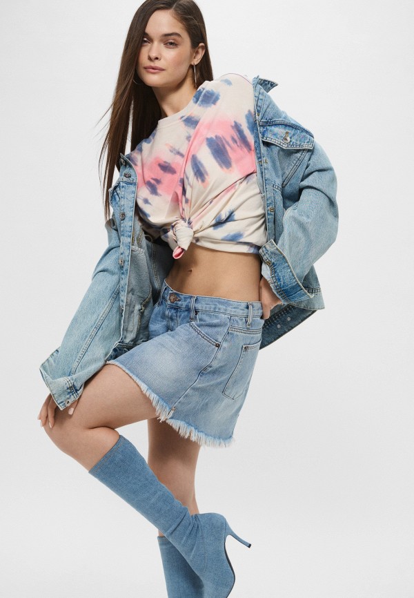 One Teaspoon Юбка джинсовая - фото 4