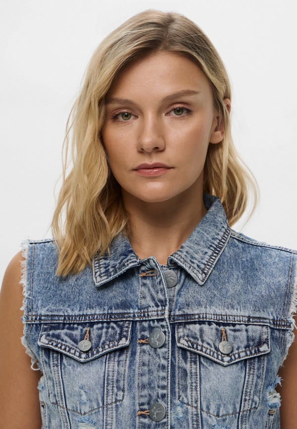 One Teaspoon Жилет джинсовый - фото 4