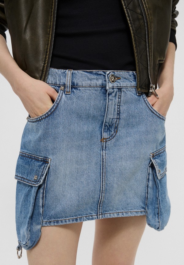 John Richmond Юбка джинсовая - фото 4