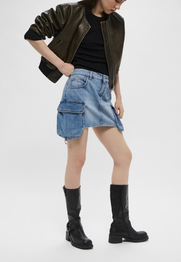 John Richmond Юбка джинсовая - фото 5